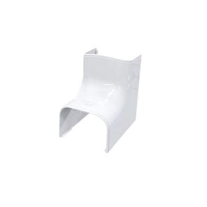 Tecnosystemi binnenbocht 90 graden wit 75mm