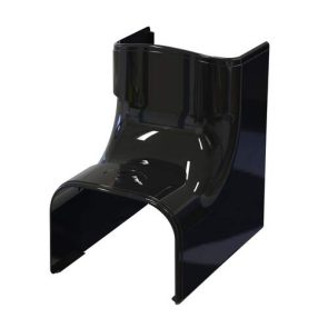 Tecnosystemi binnen bocht 90 graden zwart 75mm