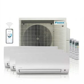 Daikin Comfora FTXP35N + FTXP20N (2x) + 3MXM52A totaalpakket