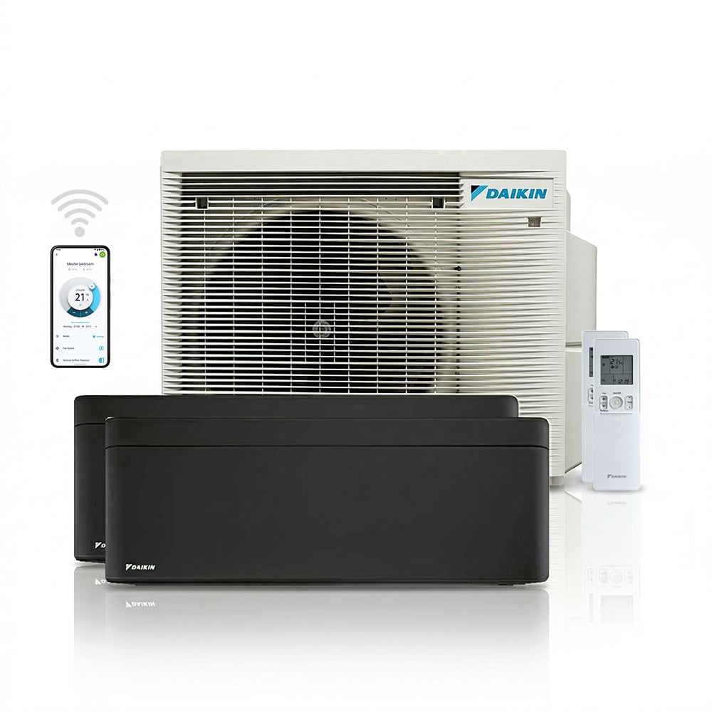 Daikin Stylish FTXA35CB + FTXA20CB + 2MXM50A totaalpakket