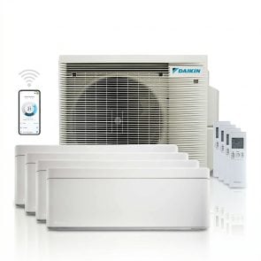 Daikin Stylish FTXA35CW + FTXA25CW + FTXA20CW (2x) + 4MXM80A totaalpakket