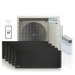 Daikin Stylish FTXA50CB + FTXA25CB (2x) + FTXA20CB (2x) + 5MXM90A totaalpakket