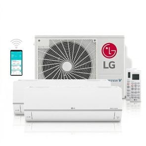 LG DUALCOOL MU3R21 + PZ18.NYN+ PZ09.NYN Multisplit 6,2 kW totaalpakket