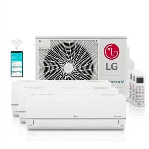 LG DUALCOOL MU3R21 + PZ12NYN+ PZ09NYN (2x) Multisplit 6,2 kW totaalpakket