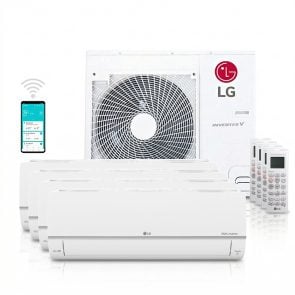 LG DUALCOOL MU4R27 + PZ09NYN + PZ12NYN (2x) + PZ18NYN Multisplit 7,9 kW totaalpakket