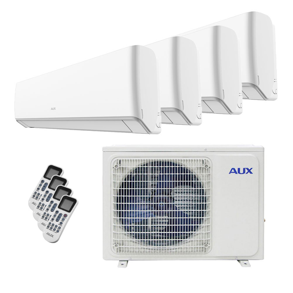anders Warmte Worden AUX multi-split unit airco 12 kW Wit Deluxe met 4 binnen units - Airco Webwinkel anders Warmte Worden AUX multi-split unit airco 12 kW Wit Deluxe met 4 binnen units - Airco Webwinkel