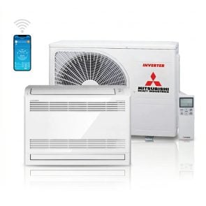 Mitsubishi 5,0 kW SRF/SRC 50 ZSX-W Vloermodel complete set