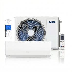 AUX split unit airco 5,0 kW "Wit Deluxe standaard" totaal pakket incl WiFi