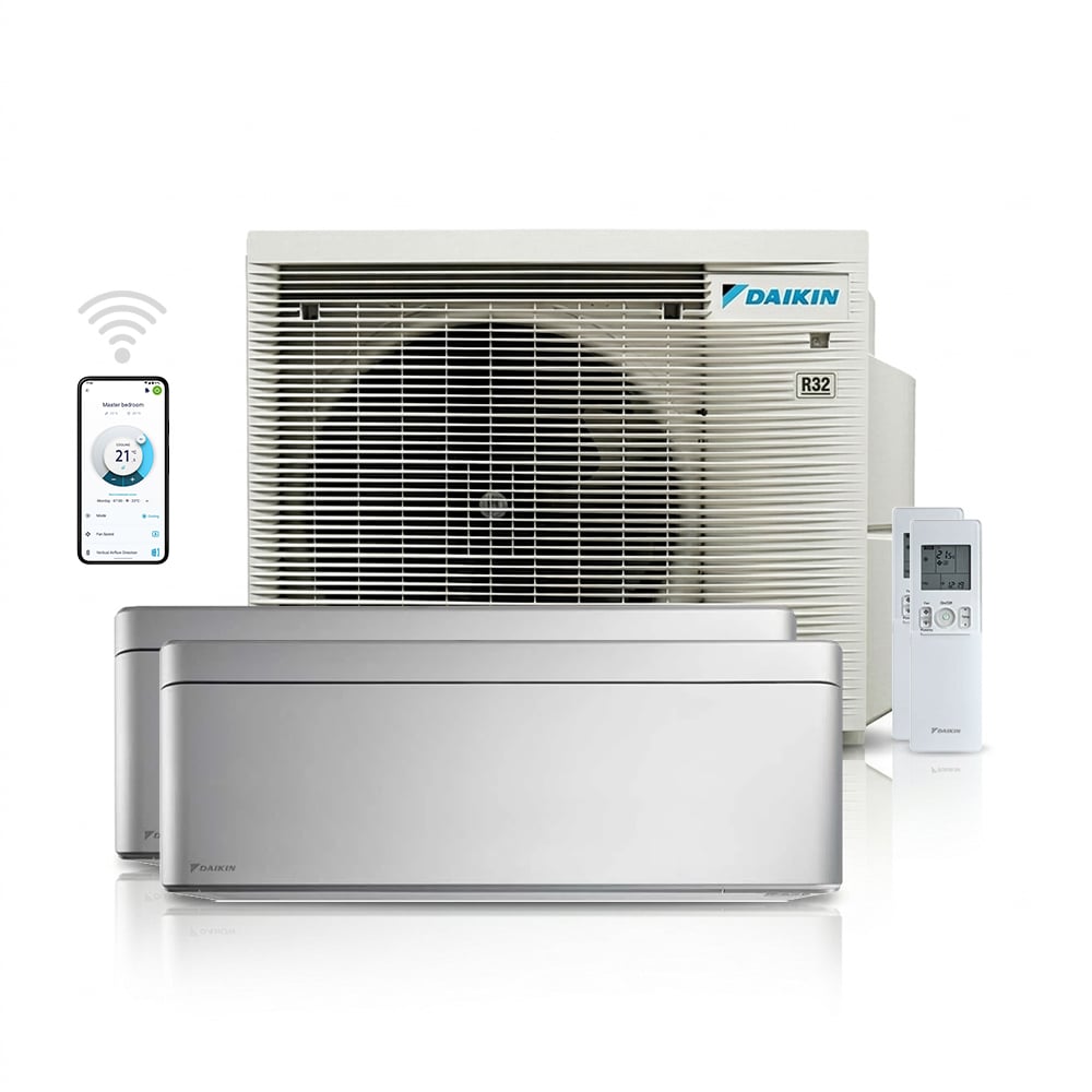 Daikin Stylish FTXA35CS + FTXA20CS + 2MXM50A totaalpakket