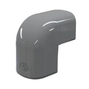 Buitenbocht 90 graden antraciet 102mm
