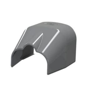 Tecnosystemi leiding uitgang antraciet 75mm