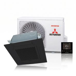 Mitsubishi Cassette unit FDTC 25 VH totaalpakket zwart