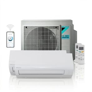 Daikin Sensira CTXF25C + CTXF25C + 2MXF40A totaalpakket (Nu met gratis WiFi)