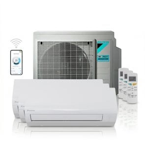 Daikin Sensira CTXF25C (2x) + CTXF35C + 3MXF52A totaalpakket (Nu met gratis WiFi)