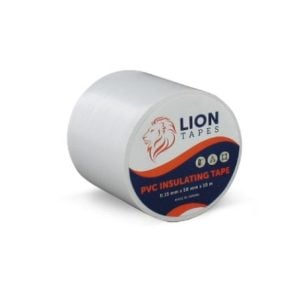 Lion PVC tape 10 meter x 50mm grijs