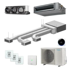 Airzone + Daikin FBA50 - Easyzone 25 plus met 3 zones