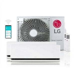 LG DUALCOOL MU2R15 + H09S1D (2x) Multisplit 4,1 kW totaalpakket