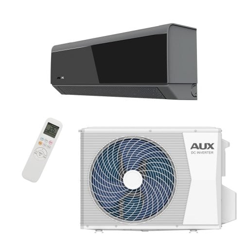 AUX split unit airco 3,5 kW “C-Serie Zwart” totaal pakket incl WiFi