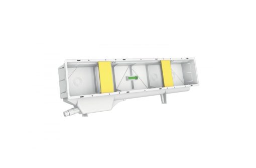 Technosystemi muur-inbouwbox met condensbak en sifon