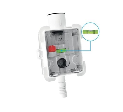 Tecnosystemi inbouwsifon waterloze geurafsluiter