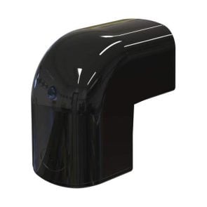 Tecnosystemi buiten bocht 90 graden zwart 102mm