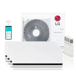 LG DUALCOOL MU4R25 + P12SND + P09SND (3x) Multisplit 7,0 kW totaalpakket
