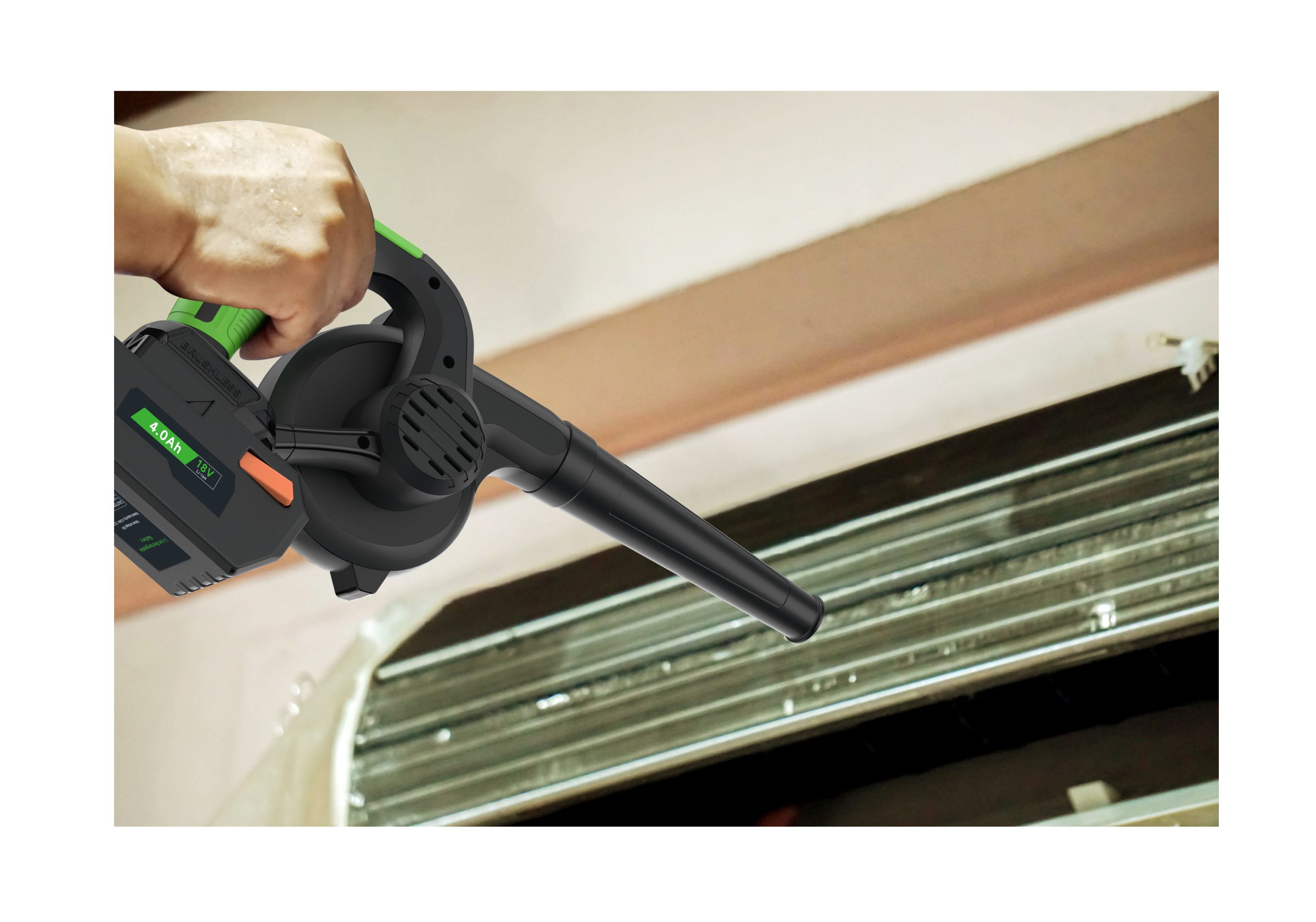 Wipcool BV100B snoerloze blow-vac cleaner - Afbeelding 2