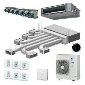 Airzone + Daikin FBA71 - Easyzone 25 plus met 6 zones
