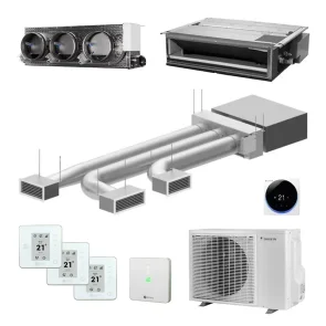 Airzone + Daikin FBA50 - Easyzone 25 plus met 3 zones