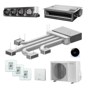 Airzone + Daikin FBA71 - Easyzone 25 plus met 4 zones