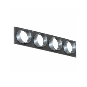 Mitsubishi uitblaas plenum FDUM 100-160F (4x Ø200mm)
