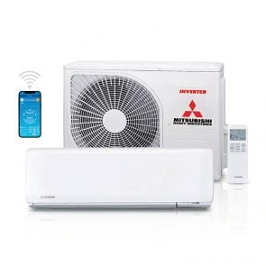 Mitsubishi SRK/SRC 50 ZT-WF split unit airco 5,0 kW totaal pakket incl WiFi